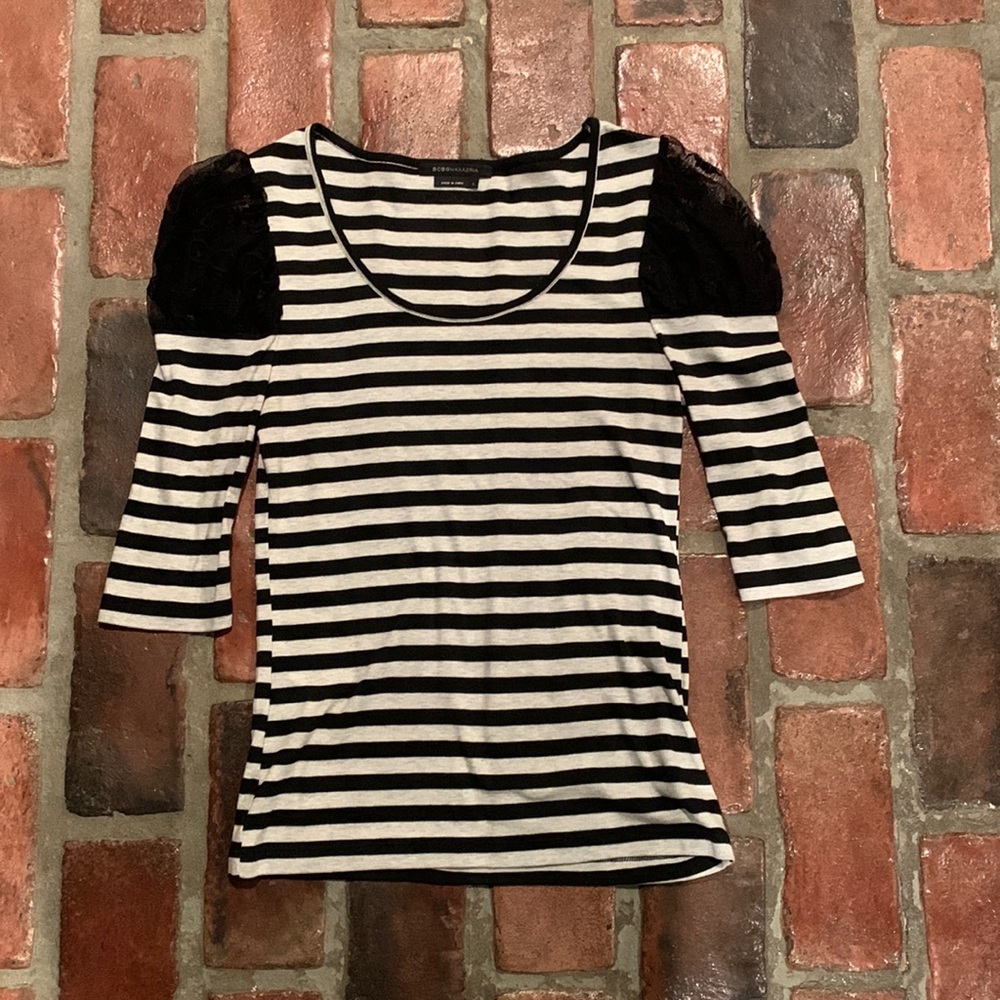 Striped knit top